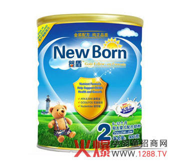 嬰盾較大嬰兒配方奶粉2段