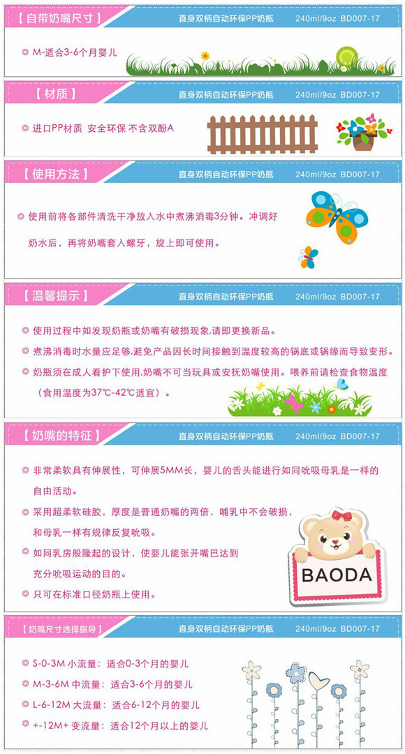 ����ֱ��PP��ƿ240ml�{(l��n)