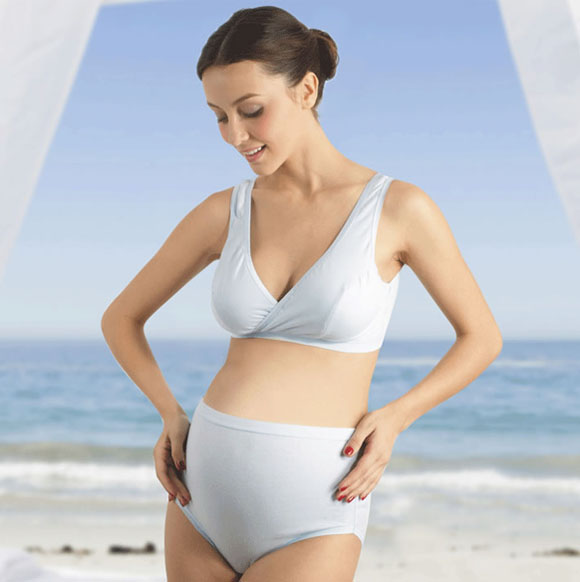 繆尚孕婦藍(lán)色內(nèi)衣