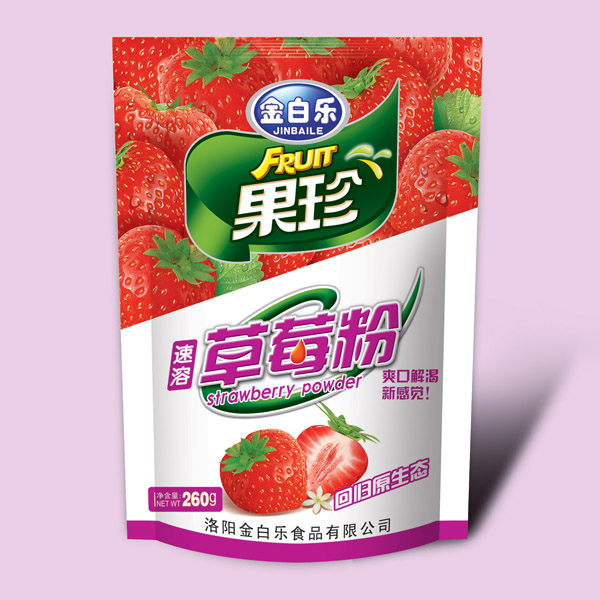 金白樂速溶草莓粉260g