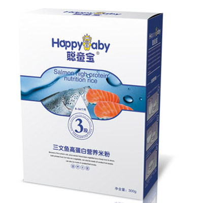 聰童寶盒裝三文魚(yú)高蛋白米粉3段