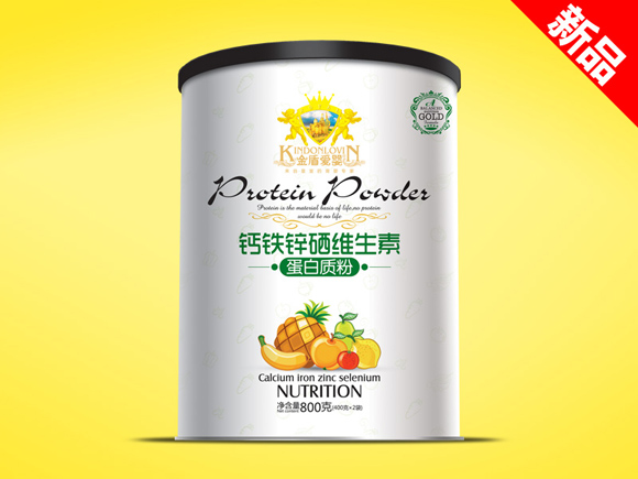 金盾愛(ài)嬰鈣鐵鋅硒維生素蛋白質(zhì)粉800g