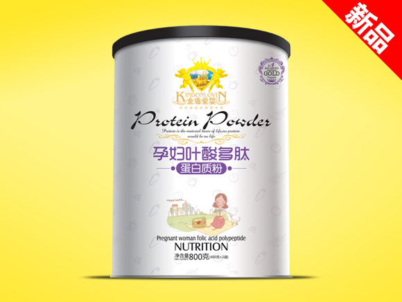 金盾愛嬰孕婦葉酸多肽蛋白質(zhì)粉800g