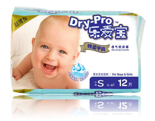 樂(lè)愛(ài)寶透氣紙尿褲S碼