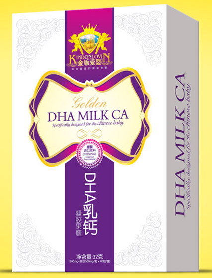 金盾愛(ài)嬰DHA乳鈣凝膠果糖