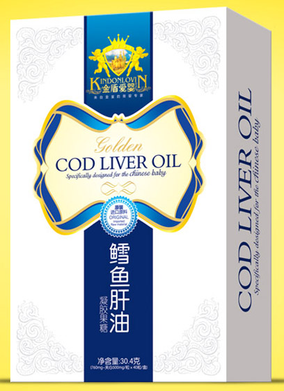 金盾愛(ài)嬰鱈魚(yú)肝油凝膠果糖