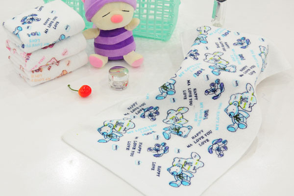 智陽(yáng)兒童卡通熊毛巾