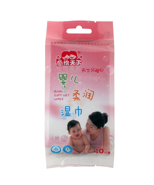 童怡天下嬰兒柔潤(rùn)濕巾10片