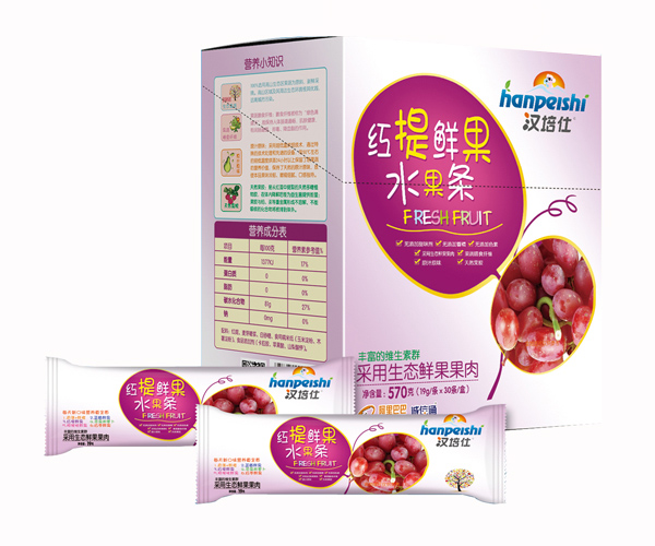 漢培仕紅提鮮果水果條