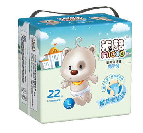 米酷超干爽嬰兒訓(xùn)練褲(大號(hào))