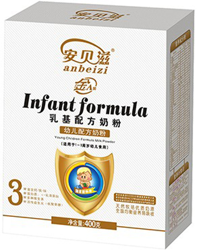 安貝滋金A裝幼兒乳基配方奶粉3段盒裝