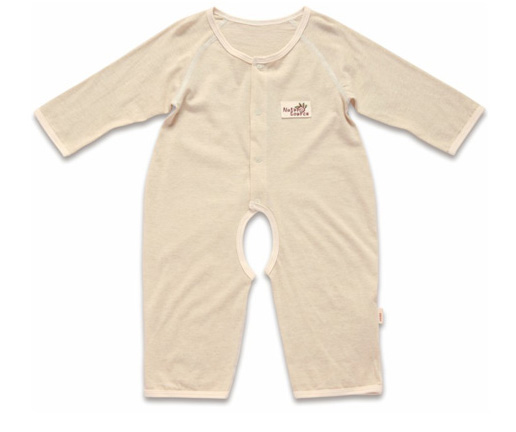 本色源對襟開檔哈衣