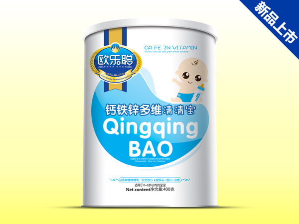 歐樂聰鈣鐵鋅多維清清寶