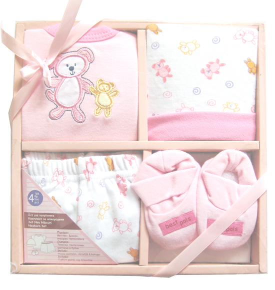 潤羽康粉色套裝禮盒