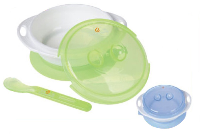 可愛小鴨吸盤哺喂碗