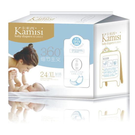 卡米西360°細節(jié)主義紙尿片XL24