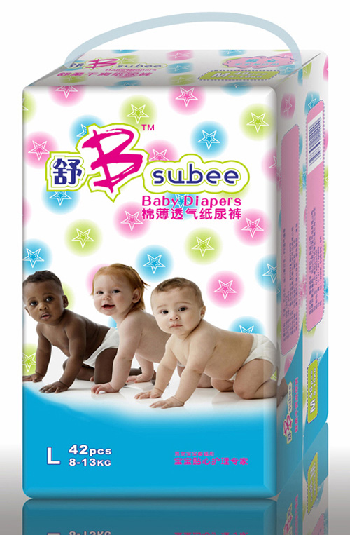 舒B棉薄透氣紙尿褲L42