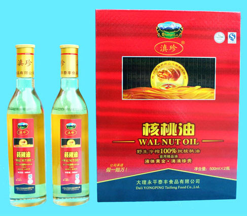 滇珍核桃油紅色禮盒