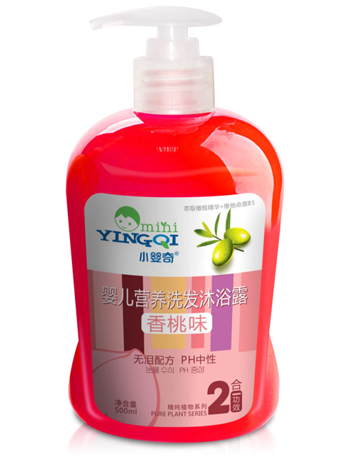 小嬰奇嬰兒營養(yǎng)洗發(fā)沐浴露香桃味