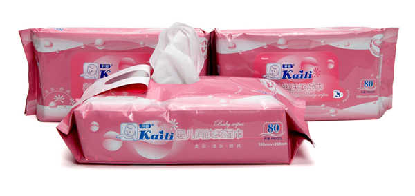 開麗嬰兒潤(rùn)膚柔濕巾80片