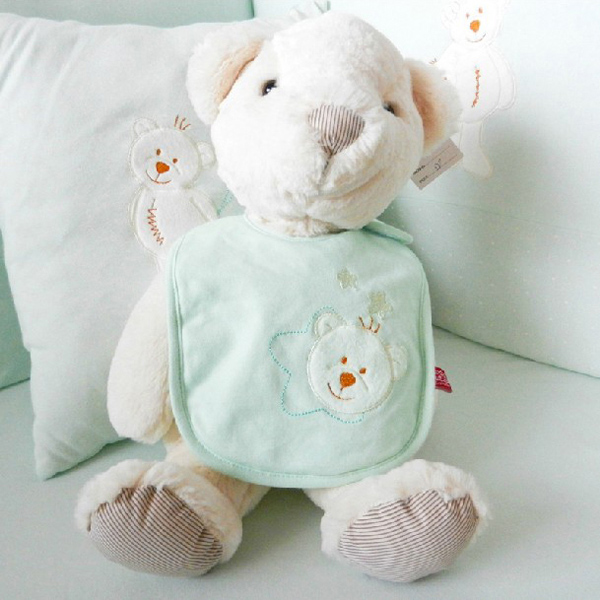 喜樂寶淺綠圍兜