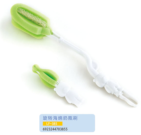 護貝康旋轉(zhuǎn)海綿奶瓶刷LF-385