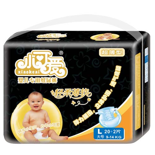 小可愛(ài)嬰兒專用紙尿褲黑鉆金裝L號(hào)