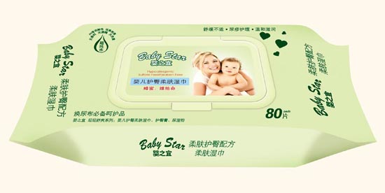 嬰之嬌嬰兒護(hù)臀配方柔膚濕巾(80片)