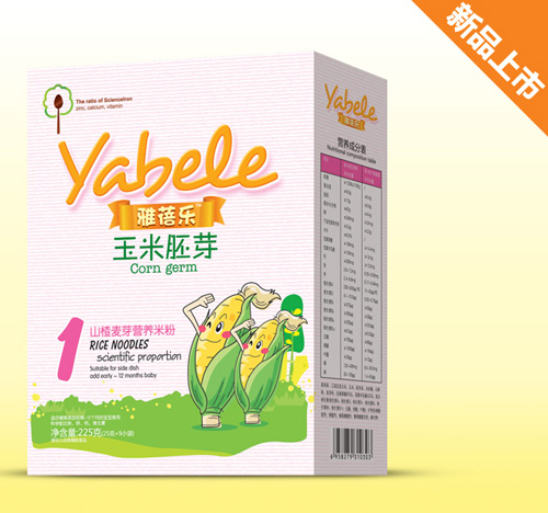 雅蓓樂玉米胚芽山楂麥芽營養(yǎng)米粉