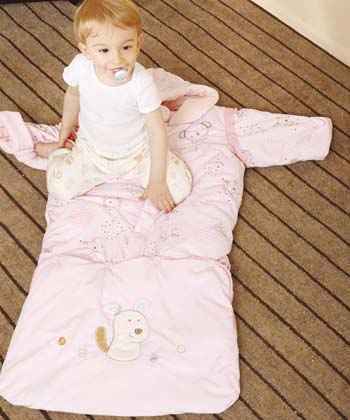 諾比可愛(ài)睡袋粉色