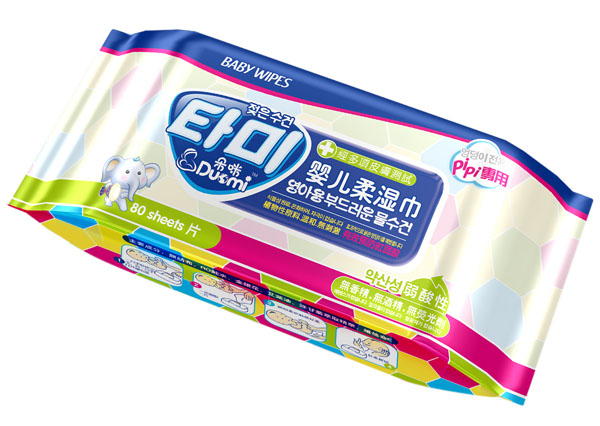 朵咪屁屁專(zhuān)用嬰兒柔濕巾80片