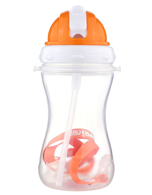 噯唯迷你吸管水壺(360ml)橙色