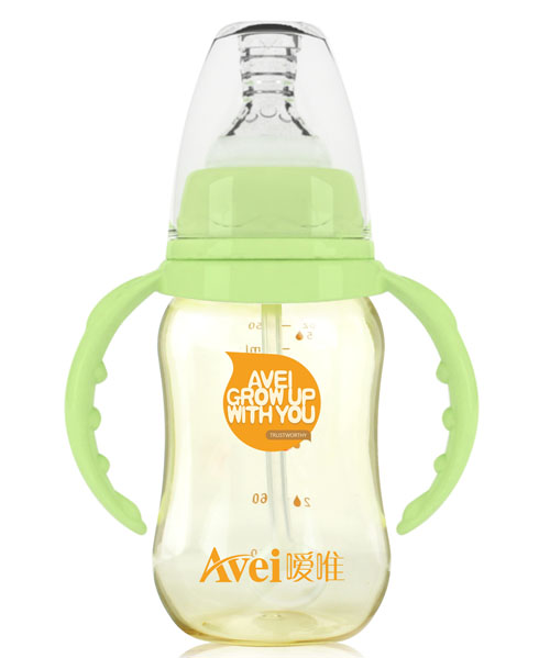 噯唯標(biāo)準(zhǔn)口徑帶柄自動(dòng)PPSU奶瓶(150ml)