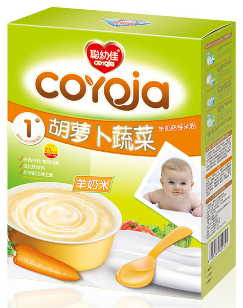 聰幼佳胡蘿卜蔬菜羊奶胚芽米粉