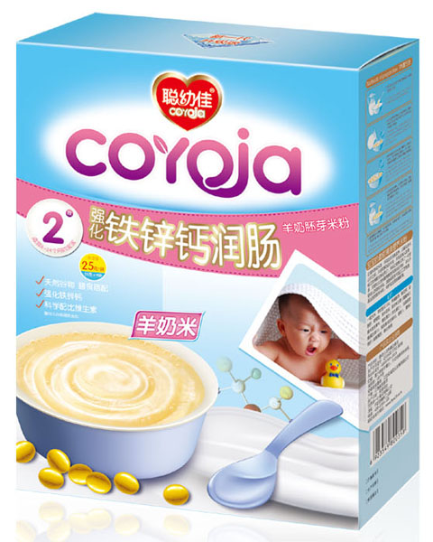 聰幼佳強(qiáng)化鐵鋅鈣潤腸羊奶胚芽米粉