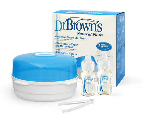 布朗博士微波爐消毒鍋套裝(附送2個(gè)8安士PES奶瓶)