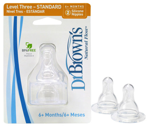 布朗博士流量3標(biāo)準(zhǔn)奶嘴(2個裝)