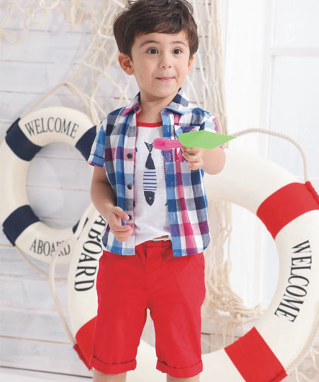 威斯米格格襯衫藍(lán)色