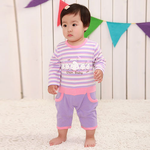 棉果果氨棉汗布童裝套裝