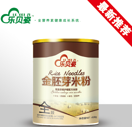 樂(lè)貝姿果蔬多維護(hù)腸金胚芽米粉全段