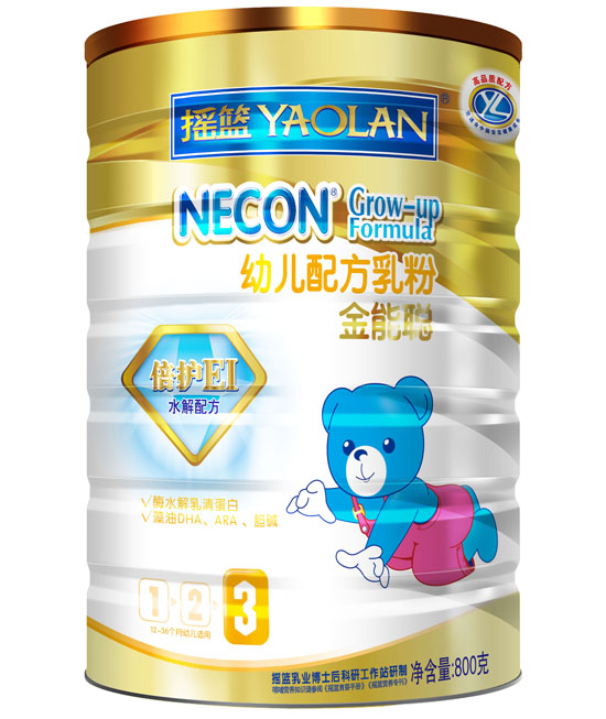 金能聰幼兒配方乳粉3段聽裝