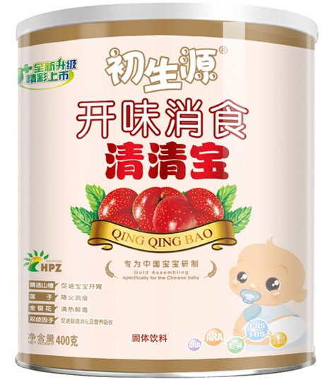 初生源開胃消食清清寶聽裝400g