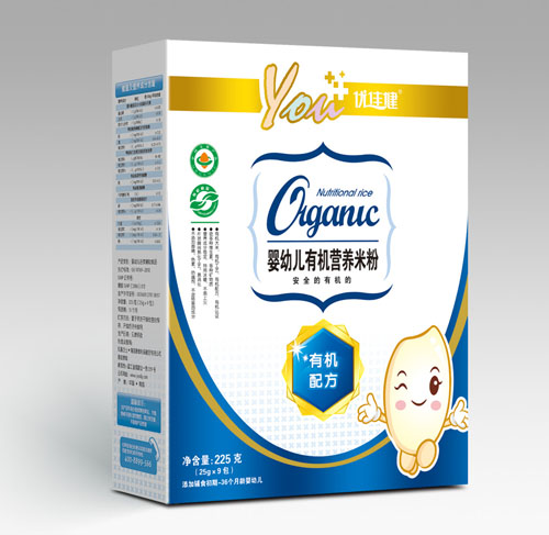 優(yōu)佳健有機(jī)配方嬰幼兒有機(jī)營(yíng)養(yǎng)米粉盒裝