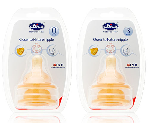 積高仿真防脹氣奶嘴雙只(寬口徑)M碼