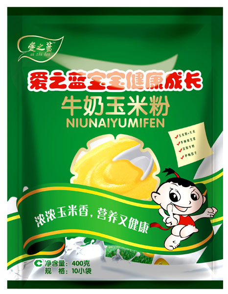 愛(ài)之藍(lán)牛奶玉米粉