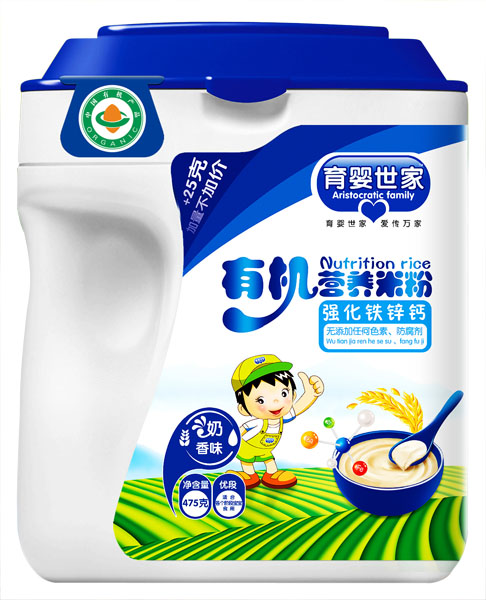 育嬰世家強(qiáng)化鐵鋅鈣有機(jī)營(yíng)養(yǎng)米粉