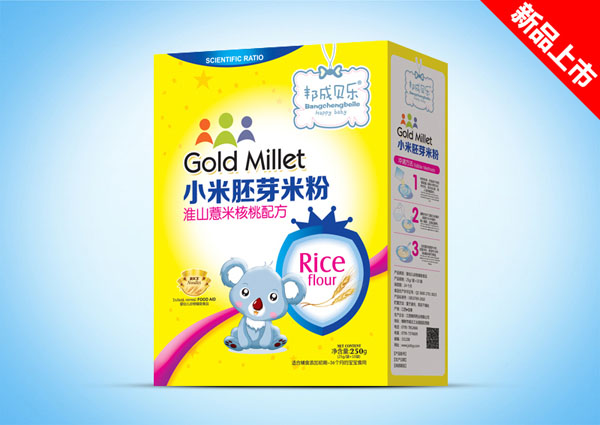 邦成貝樂(lè)淮山薏米核桃小米胚芽米粉盒裝