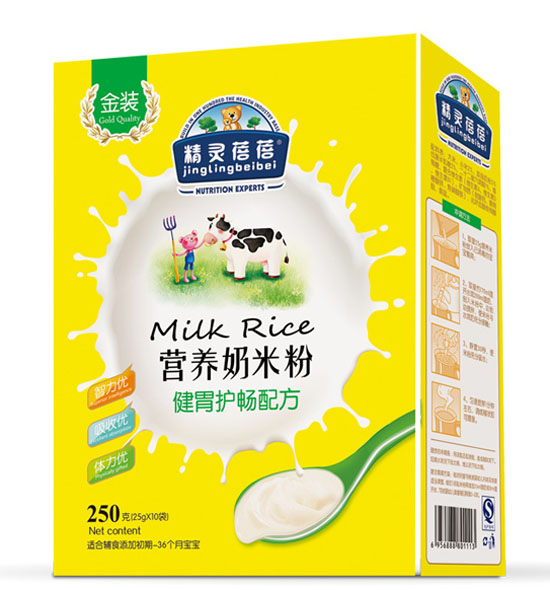 精靈蓓蓓健胃護(hù)暢配方營養(yǎng)奶米粉