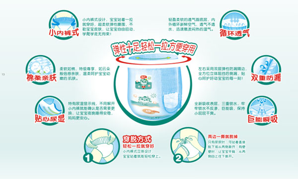 倍護(hù)寶貝韻動小內(nèi)褲