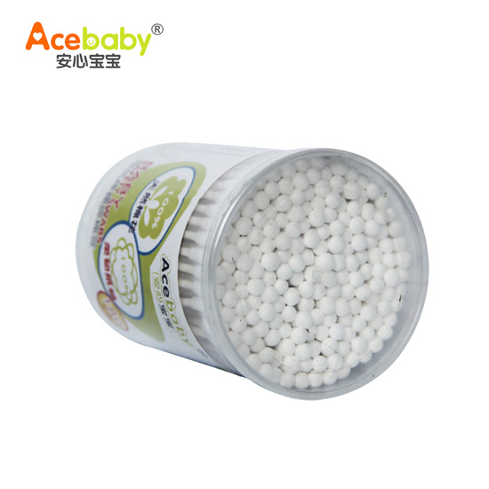 安心寶寶細紙棒螺旋棉簽180支裝側面